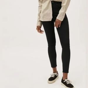 Everlane Jean Womens Size 23 Tall Authentic Stretch High Rise Skinny Jean Black